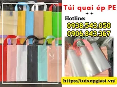 Túi quai ép pe đủ màu sắc giá rẻ giá bán buôn
