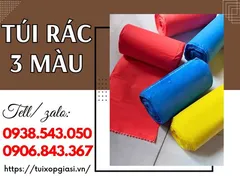 Túi rác 3 màu giá rẻ tphcm