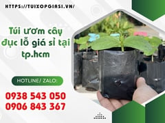 Túi ươm cây đục lỗ giá sỉ tại tp.hcm