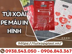 Túi xoài PE màu in hình giá sỉ Tiền Giang