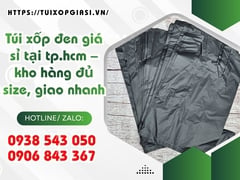 Túi xốp đen giá sỉ tại tp.hcm – kho hàng đủ size, giao nhanh