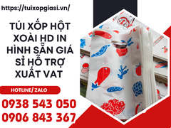 Túi xốp hột xoài HD in hình sẵn giá sỉ hỗ trợ xuất VAT