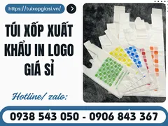Túi xốp xuất khẩu in logo giá sỉ