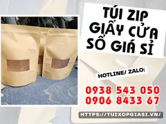 TÚI ZIP GIẤY CỬA SỔ GIÁ SỈ