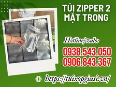 Túi zipper hai mặt trong đựng thực phẩm giá rẻ