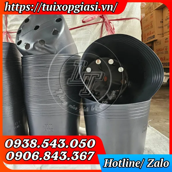 CHẬU NHỰA DẺO TRỒNG CÂY