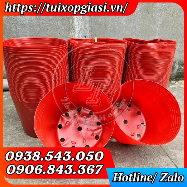 CHẬU NHỰA DẺO TRỒNG CÂY