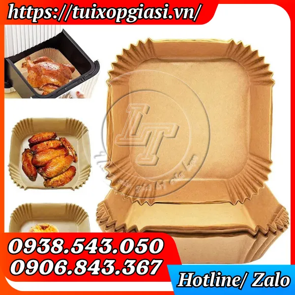 GIẤY NẾN LÓT NỒI CHIÊN KHÔNG DẦU