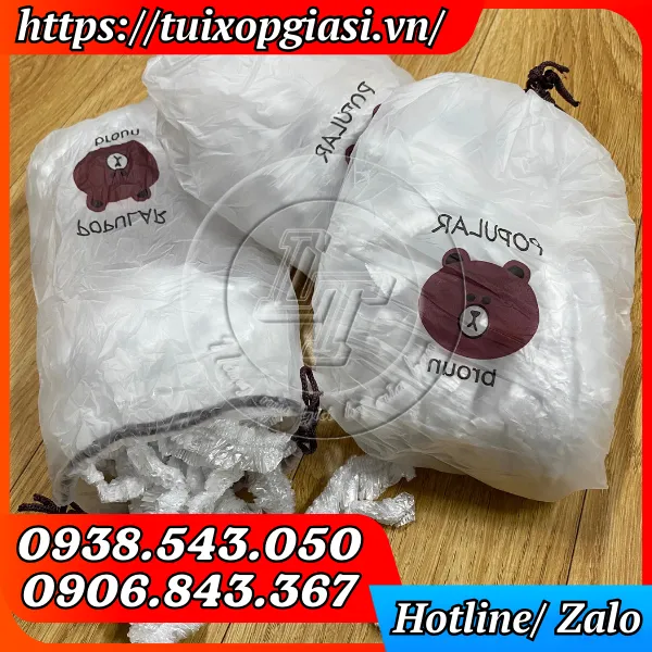 MÀNG BỌC THỰC PHẨM TÚI GẤU BỊCH 100 CÁI 