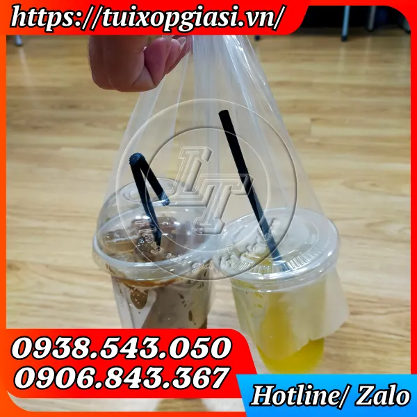 TÚI CHỮ T ĐỰNG LY