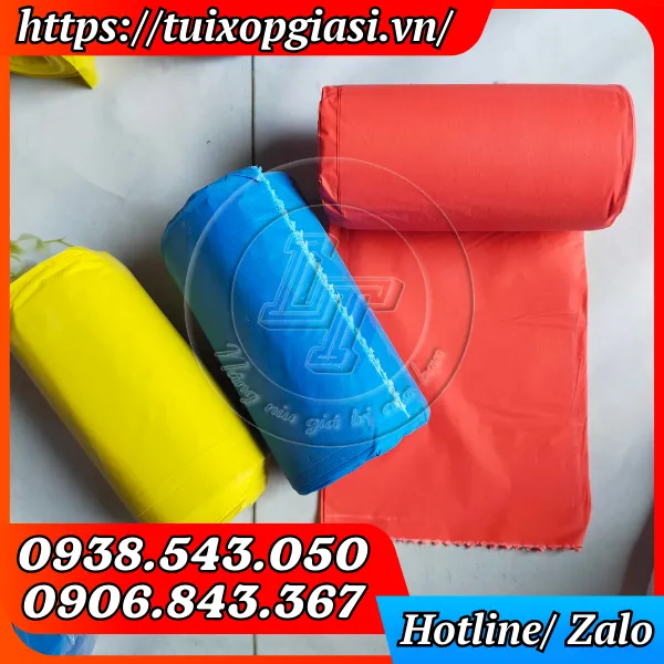 TÚI ĐỰNG RÁC CUỘN 3 MÀU