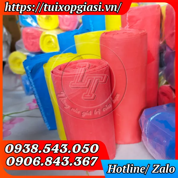 TÚI ĐỰNG RÁC CUỘN 3 MÀU