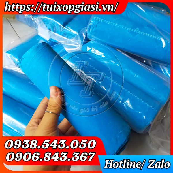 TÚI RÁC CUỘN MÀU XANH