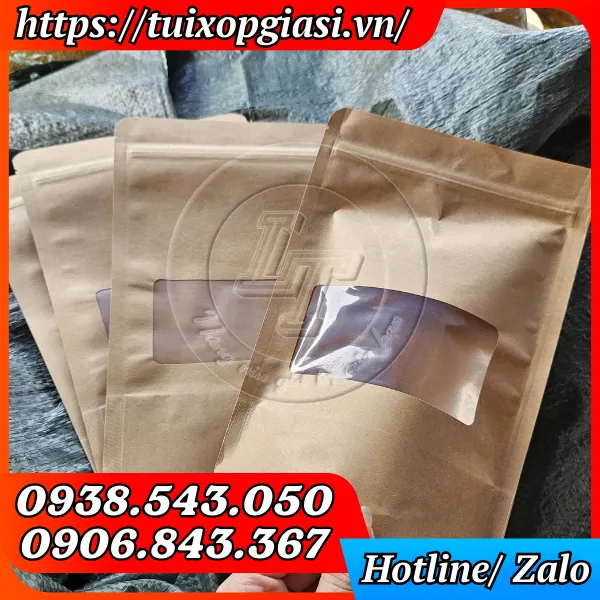 TÚI ZIP GIẤY CÓ CỬA SỔ