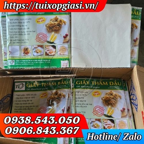 Lê Thanh tổng kho giấy thấm dầu thực phẩm giá sỉ báo giá mới nhất