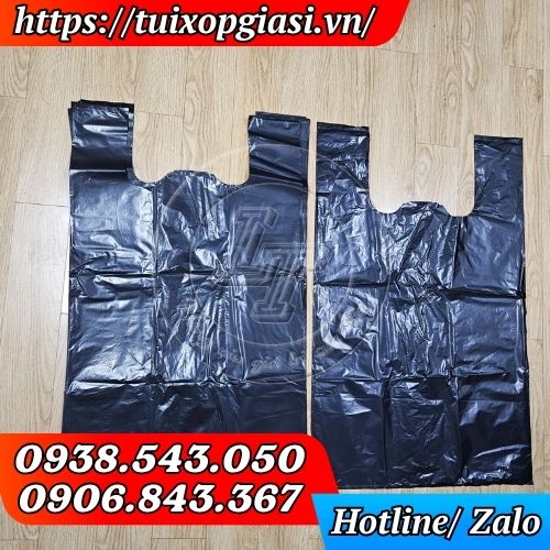 Túi đựng rác đen có quai