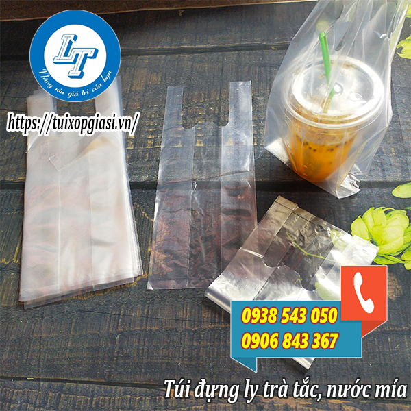 Túi 1 lít đựng trà tắc, nước mía Túi 1 lít đựng trà tắc, nước mía