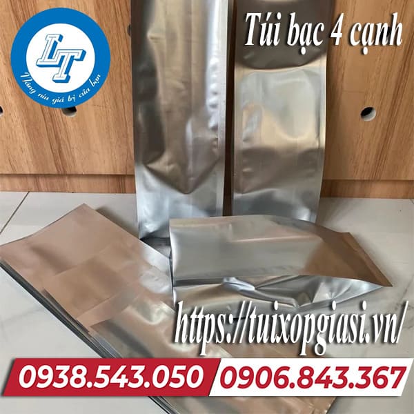 Túi bạc 4 cạnh giá rẻ chất lượng