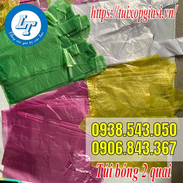 Túi bóng 2 quai đủ màu