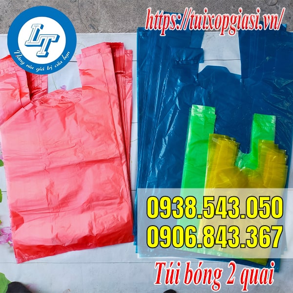 Túi bóng 2 quai đủ màu