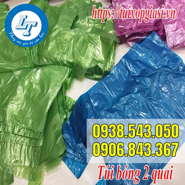 Túi bóng 2 quai đủ màu