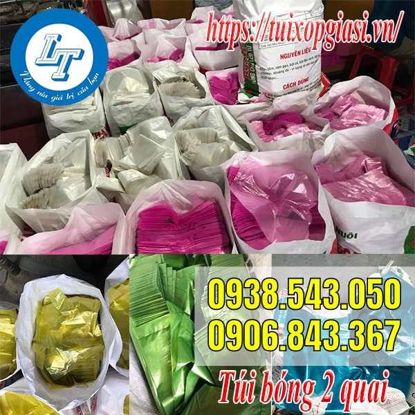 Túi bóng 2 quai đủ màu