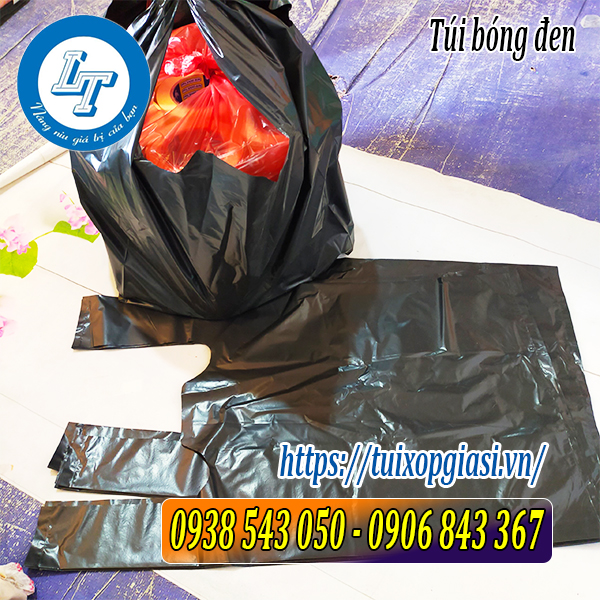 Túi bóng đen đựng rác Túi bóng đen đựng rác