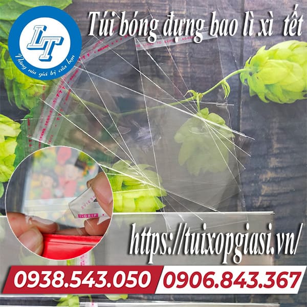 Túi bóng đựng bao lì xì tết giá rẻ
