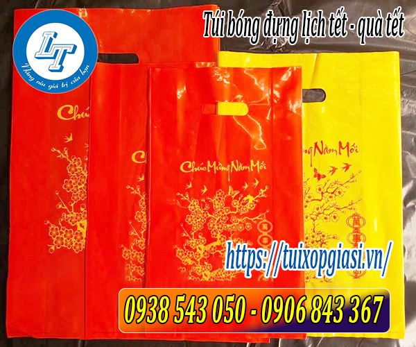 Túi bóng đựng lịch tết giá rẻ