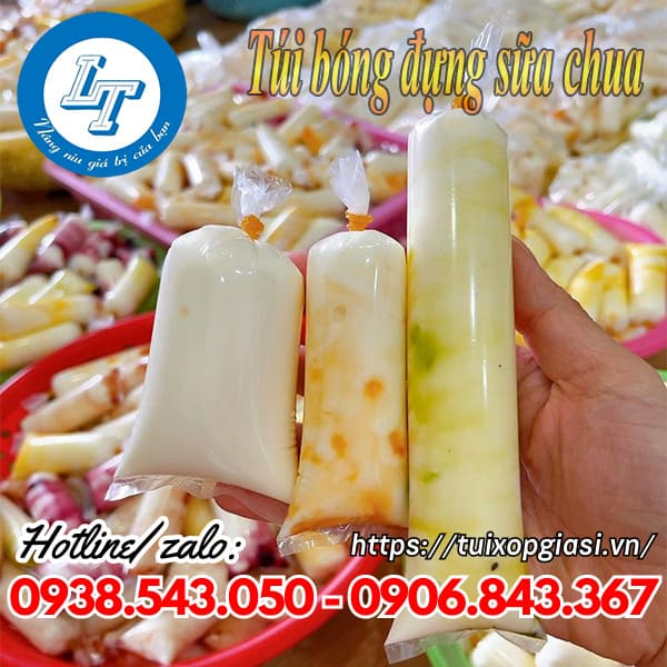 Túi bóng đựng sữa chua đủ kích cỡ giá rẻ