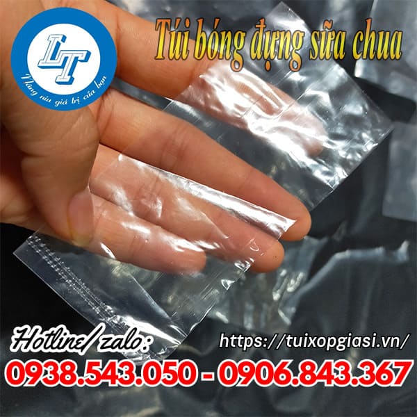 Túi bóng đựng sữa chua đủ kích cỡ giá rẻ