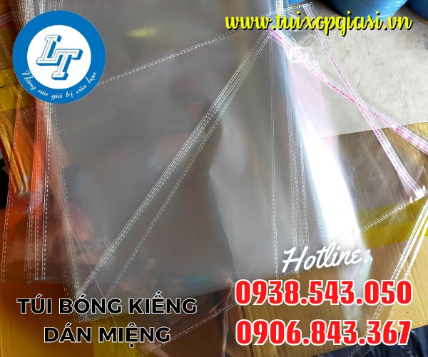 Túi bóng kiếng dán miệng giá sỉ uy tín