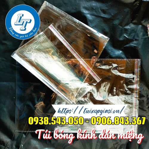 Túi bóng kính dán miệng Túi bóng kính dán miệng