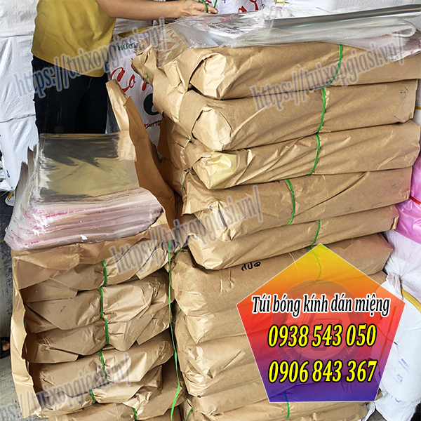 Túi bóng kính dán miện giá rẻ tphcm Túi bóng kính dán miện giá rẻ tphcm