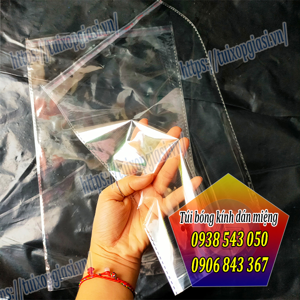 Túi bóng kính dán miệng Túi bóng kính dán miệng