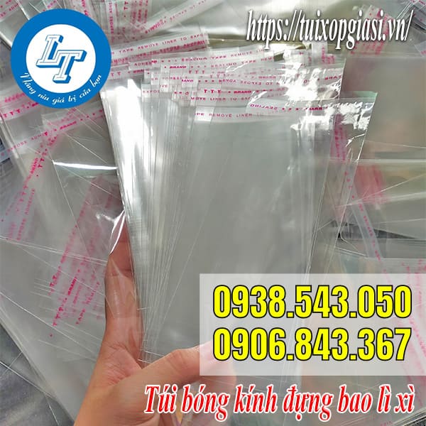 Túi bóng kính đựng bao lì xì giá rẻ