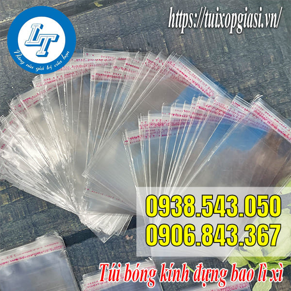 Túi bóng kính đựng bao lì xì giá rẻ