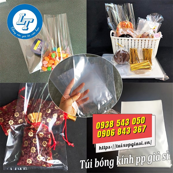 Túi bóng kính pp đựng bánh kẹo Túi bóng kính pp đựng bánh kẹo