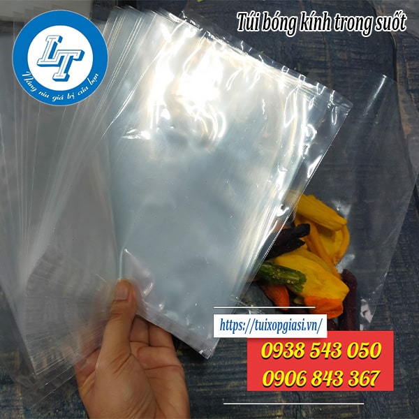 Túi bóng kính trong suốt giá rẻ