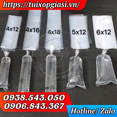 Túi bóng làm sữa chua đa dạng kích cỡ