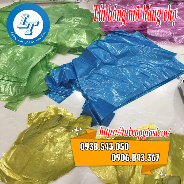 túi bóng mỡ hàng chợ