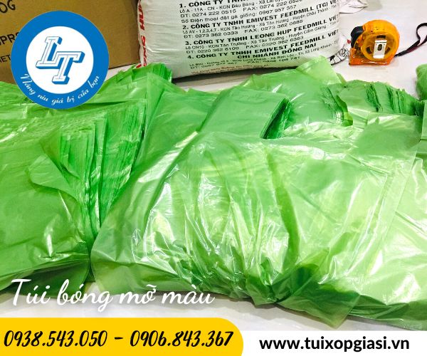 Túi bóng mỡ màu