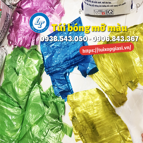 Túi bóng mỡ màu