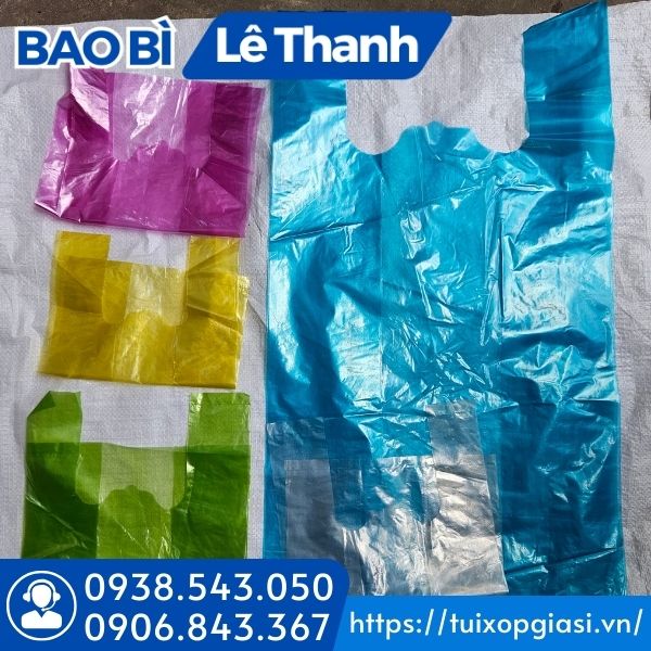 Túi bóng mỡ màu đủ kích thước Túi bóng mỡ màu đủ kích thước