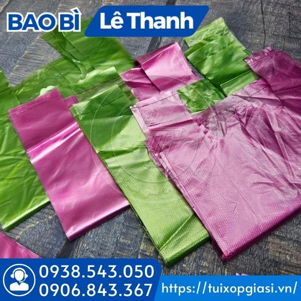 Túi bóng mỡ màu gai thường