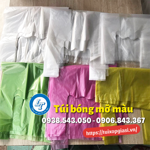 Túi bóng mỡ màu giá rẻ