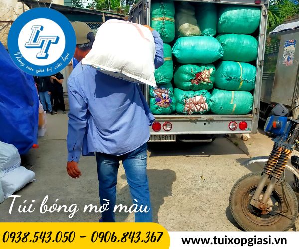 Túi bóng mỡ màu giá sỉ rẻ cho nhà phân phối