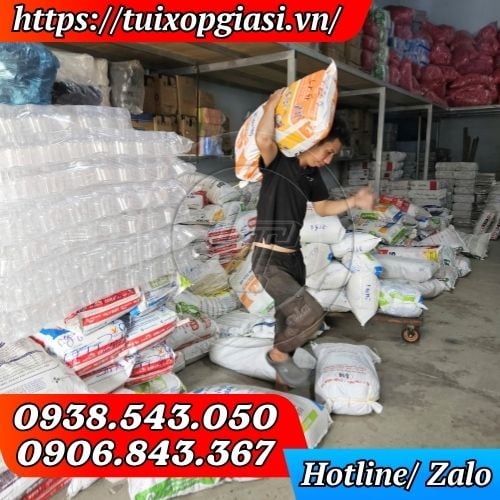 Soạn túi bóng mỡ màu hàng chợ cho khách sỉ