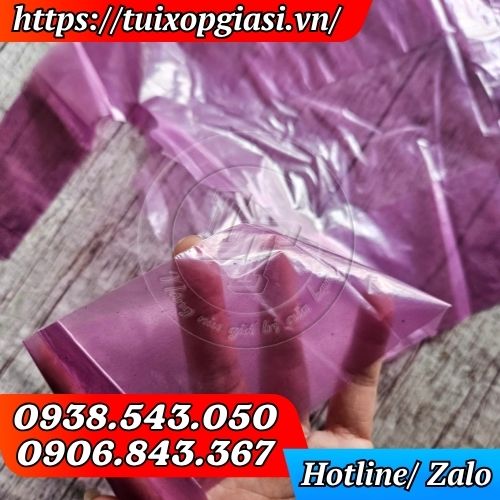 Túi bóng mỡ màu hàng chợ