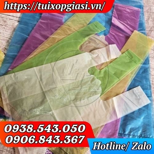 Túi bóng mỡ màu hàng chợ đủ kích cỡ